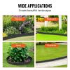 VEVOR Steel Landscape Edging, 3-pack Steel Garden Edging Borders, 40" L x 6" H Strips, Hammer-in Edging Border with 5 Clips